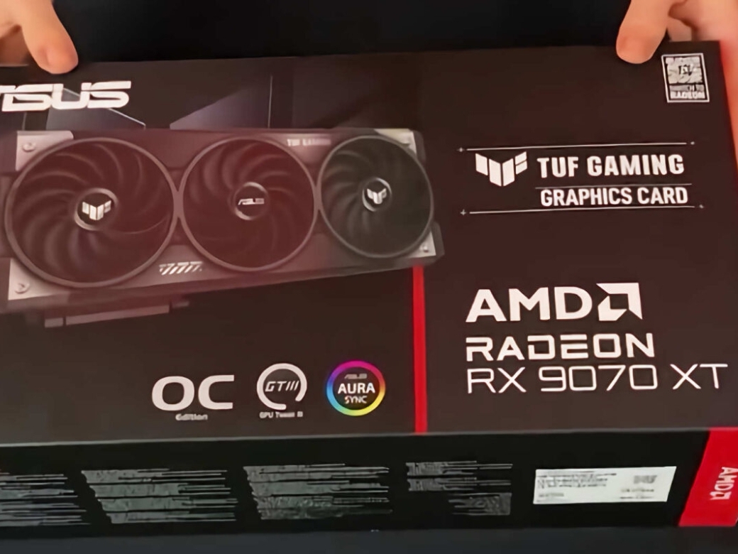 Check out this ASUS TUF Gaming Radeon RX 9070 XT get unboxed, RDNA