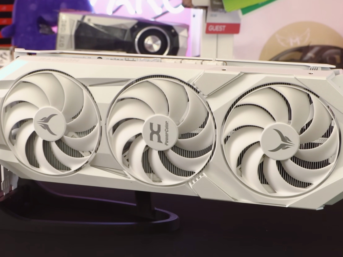 PowerColor's Red Devil Radeon RX 9070 XT Spectral White
