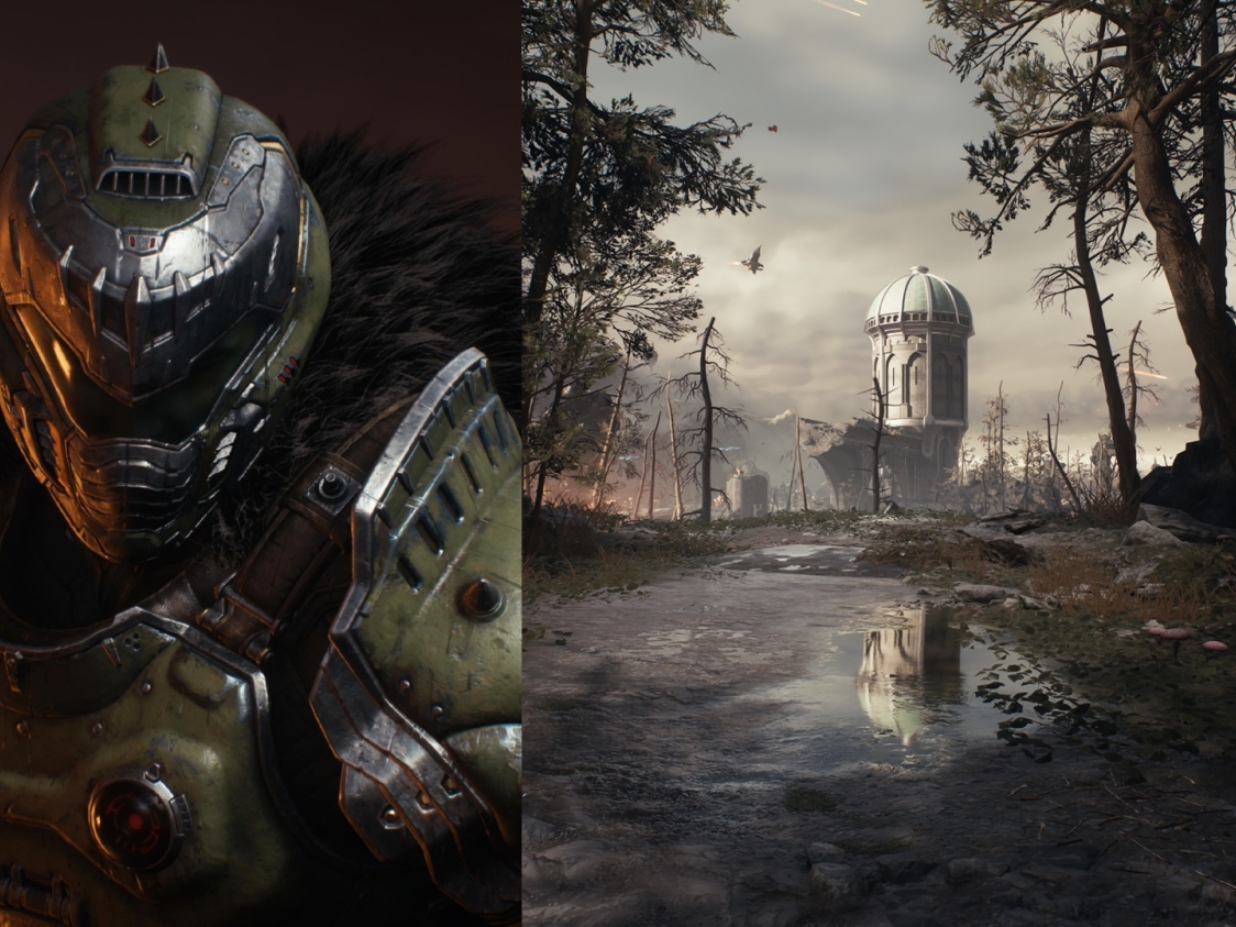DOOM: The Dark Ages levels up with Path Tracing and DLSS Ray