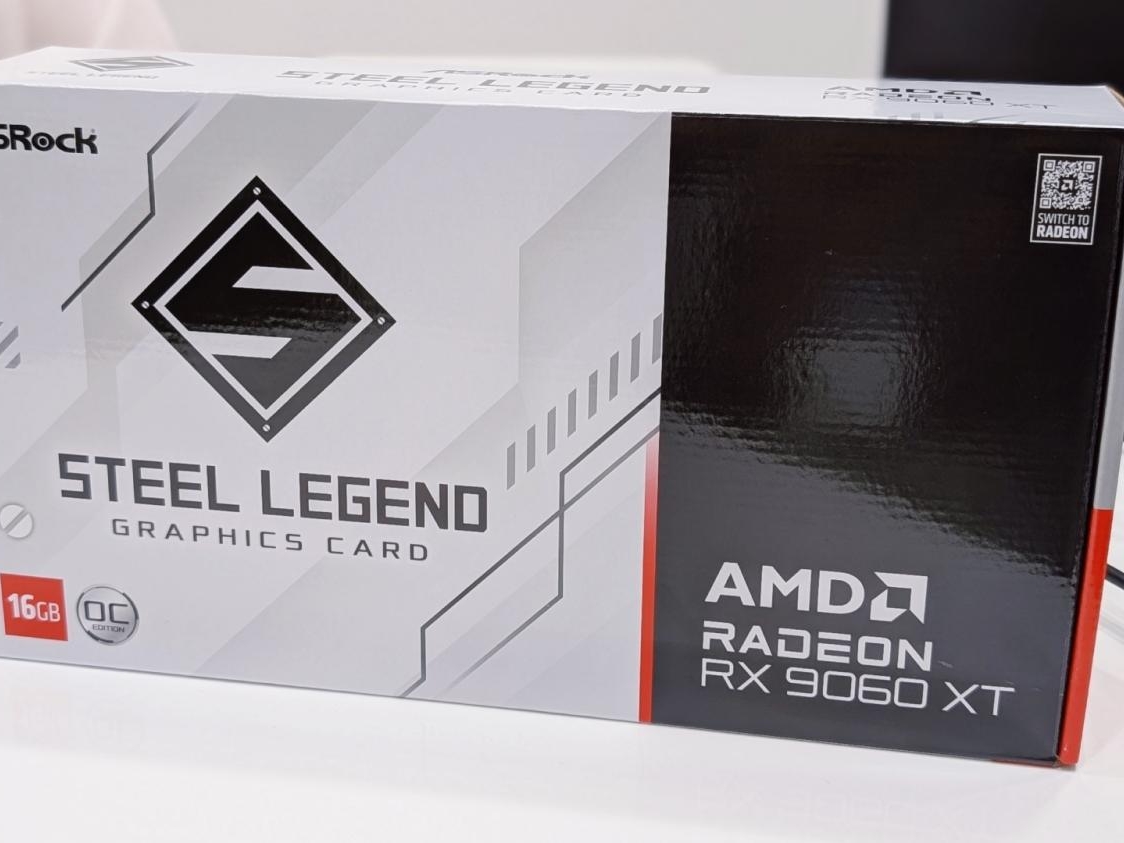 ASRock Radeon RX 9060 XT 16GB Steel Legend unboxing