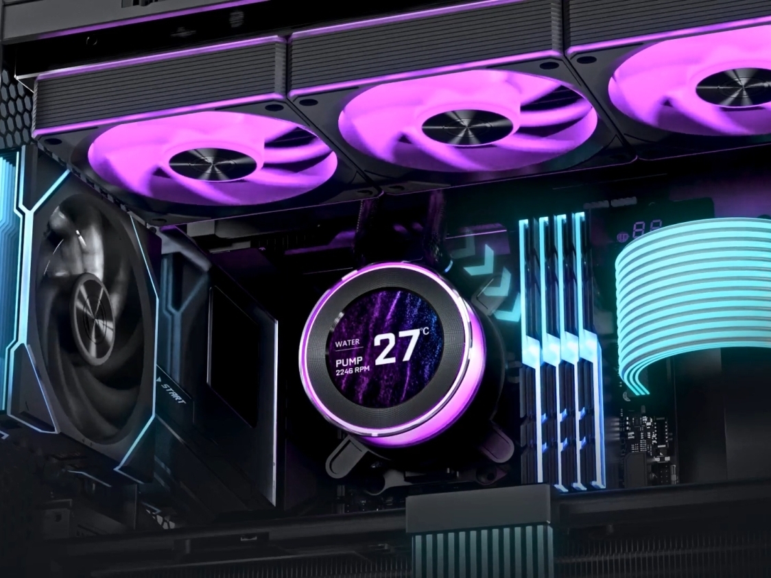 Lian Li's new HYDROSHIFT II LCD-C Series AIOs includes a dial that