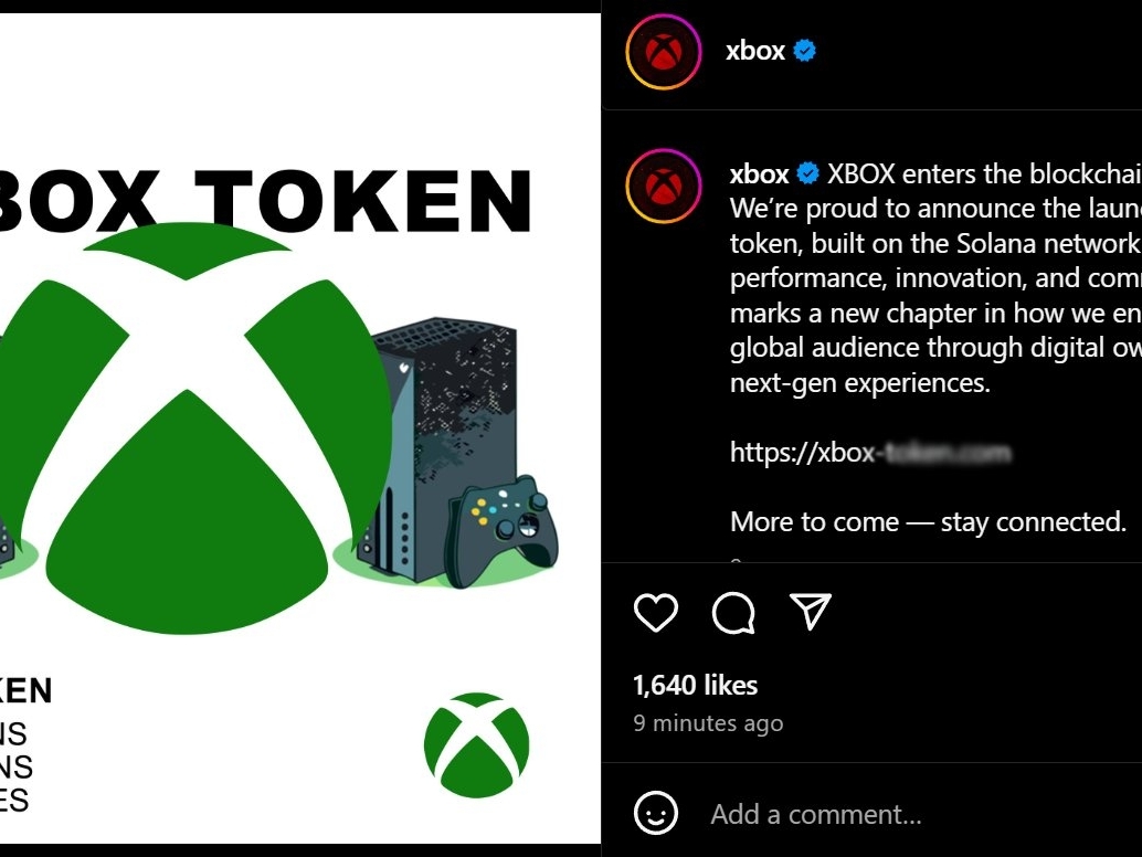 Official Xbox social media accounts hacked to post crypto scam
