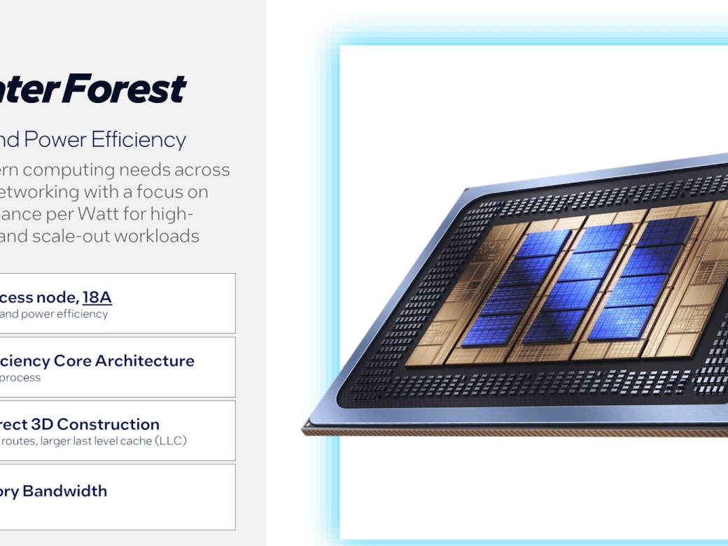 Intel's next-gen Clearwater Forest Xeon CPU unveiled: 288