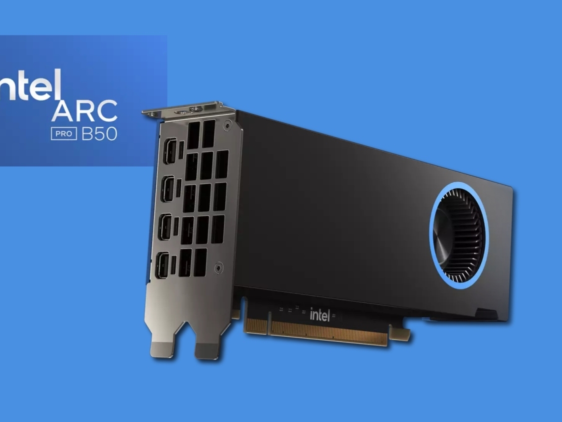 Intel Arc Pro B50 has already become the best-selling workstation