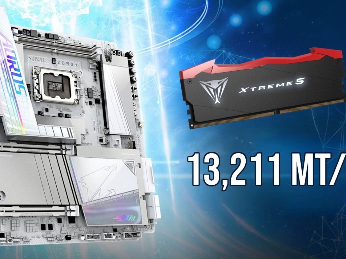 DDR5 OC world record broken again, 13211 MT/s with Patriot Viper