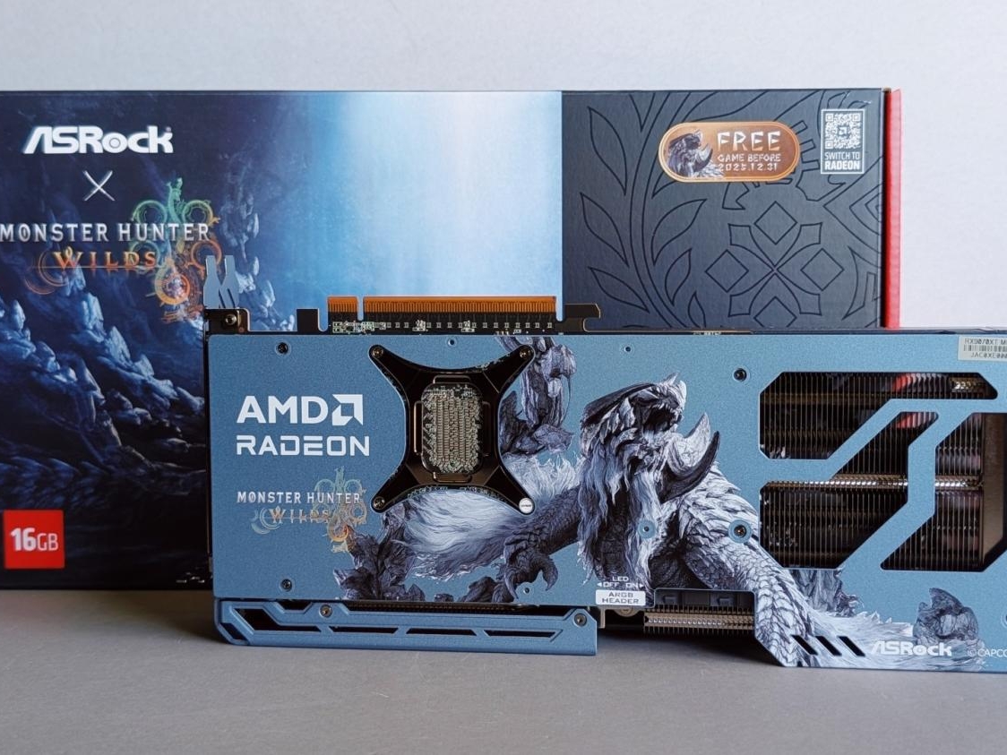 Unboxing ASRock's custom Radeon RX 9070 XT Monster Hunter Wilds