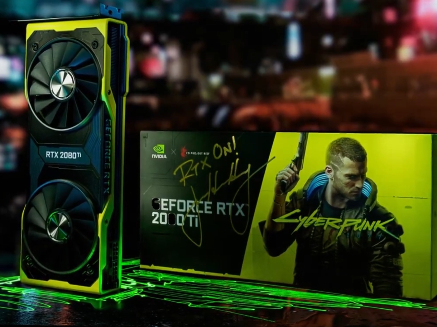 NVIDIA celebrates 5th anniversary of Cyberpunk 2077 with RTX 2080