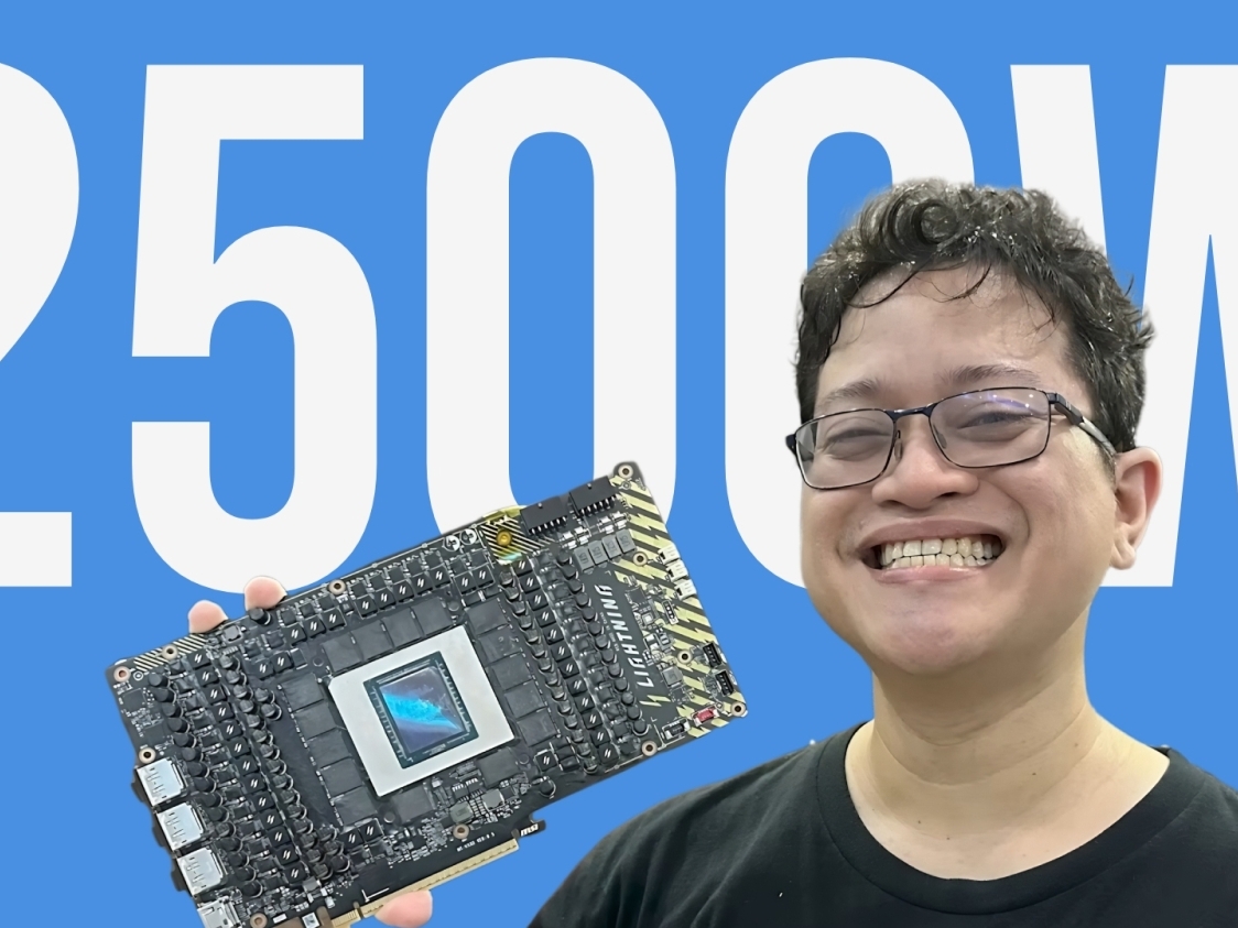 2500W extreme overclocking BIOS causes RTX 5090 Lightning Z GPU to