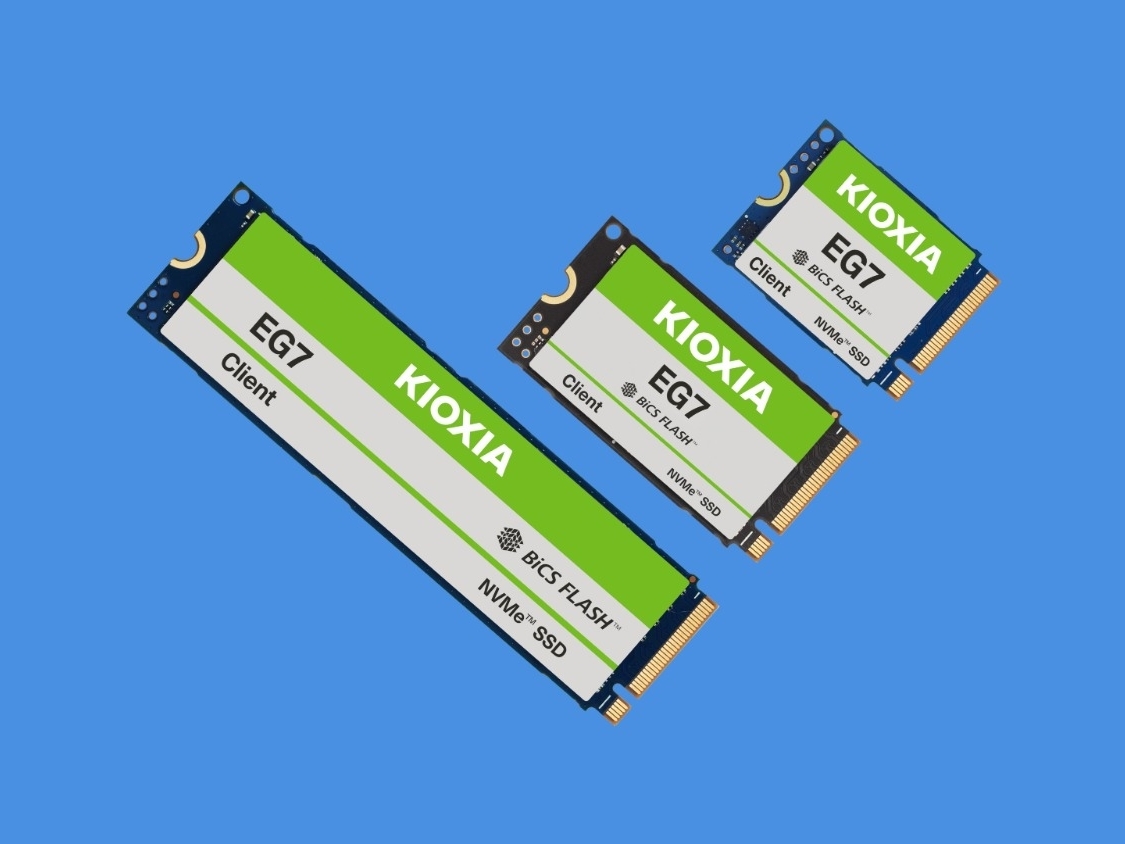 KIOXIA fires back at rising SSD costs with new EG7 Series for PC OEMs