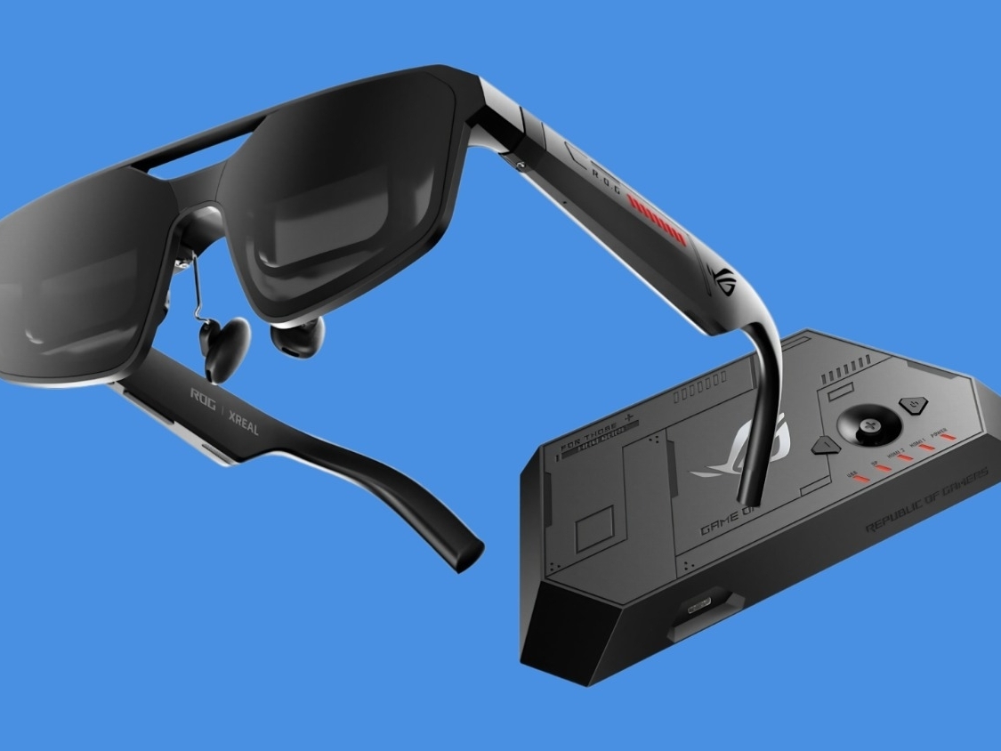 ASUS's ROG XREAL R1 micro-OLED gaming AR glasses now available for