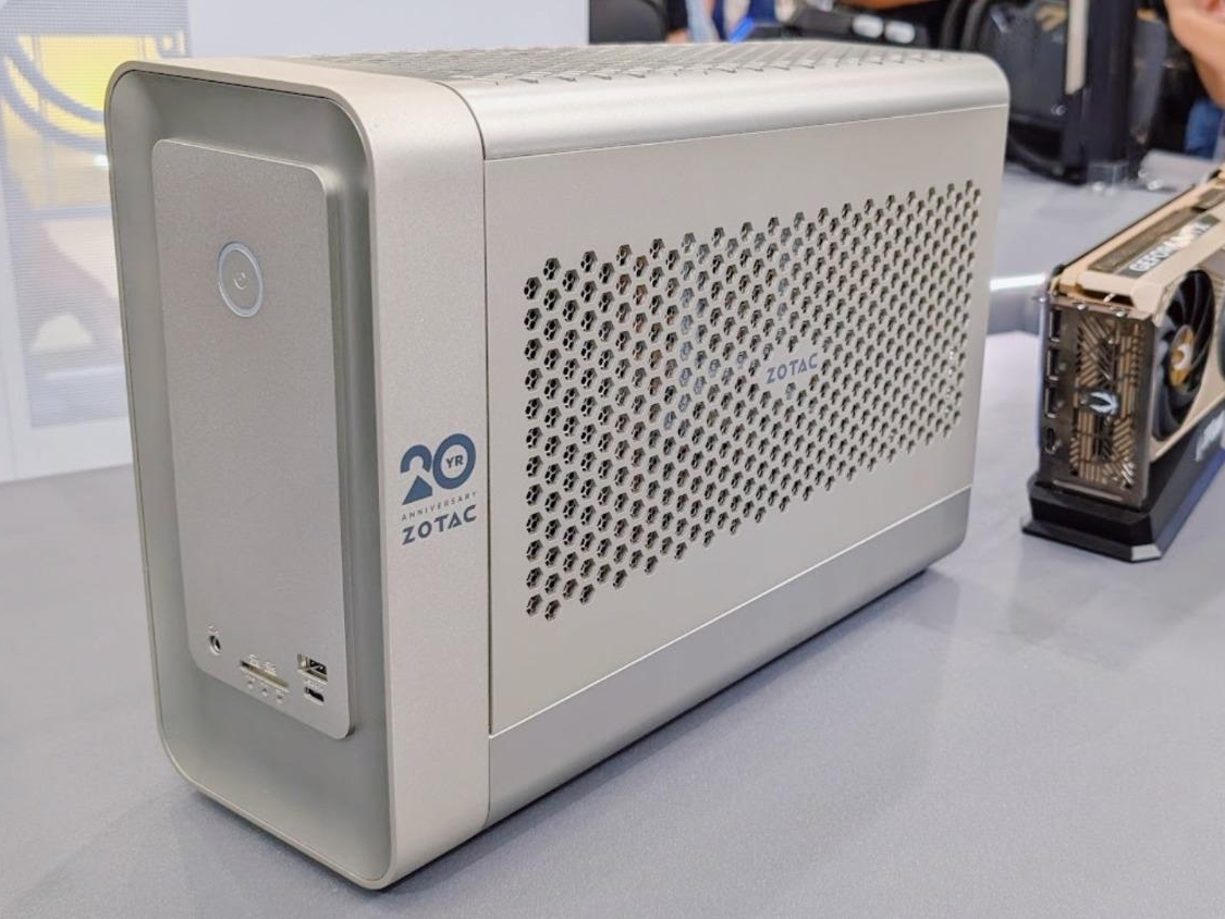 ZOTAC showcases the world's smallest mini PC with desktop RTX 5080