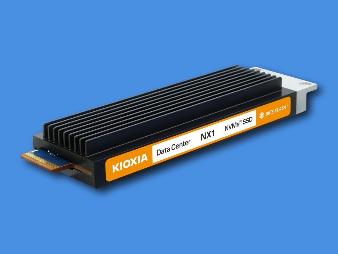 KIOXIA's next-gen NX1 Series SSDs for AI deliver close to 40% more