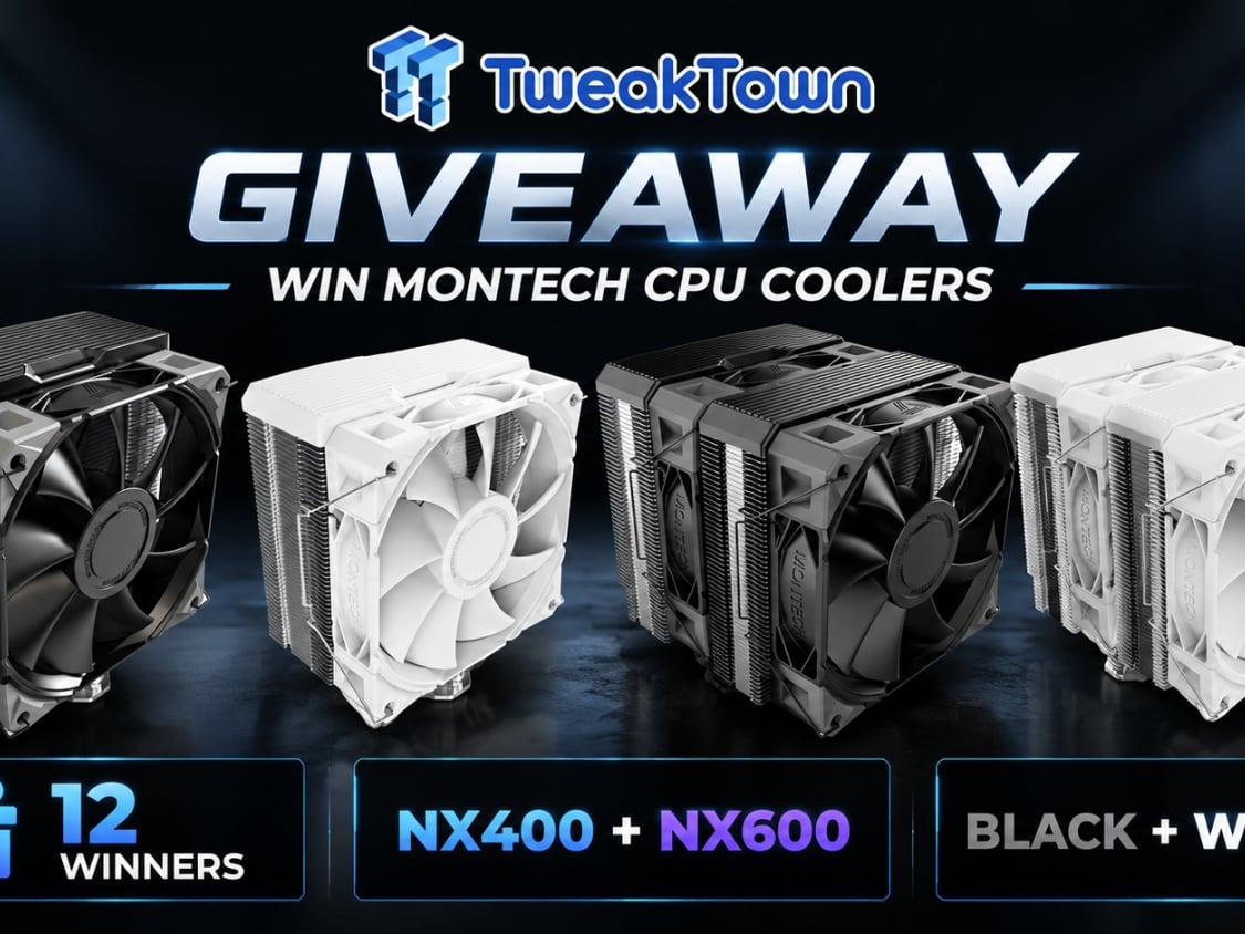Giveaway: 12 Winners Will Score MONTECH NX400 and NX600 CPU Coolers