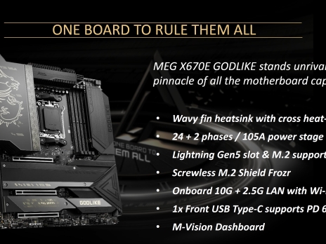 MSI's new MEG X670E GODLIKE motherboard costs $1300: confirmed