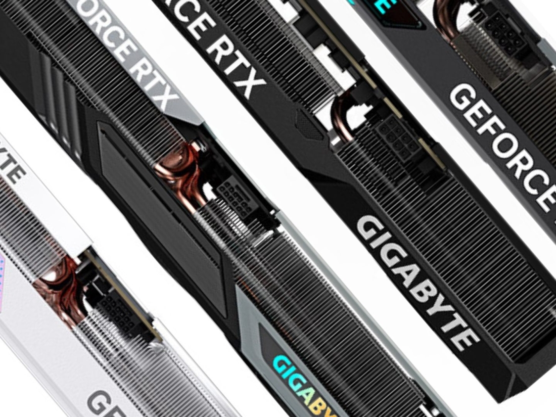 Four GIGABYTE RTX 4070 designs showcase two with 8-pin power