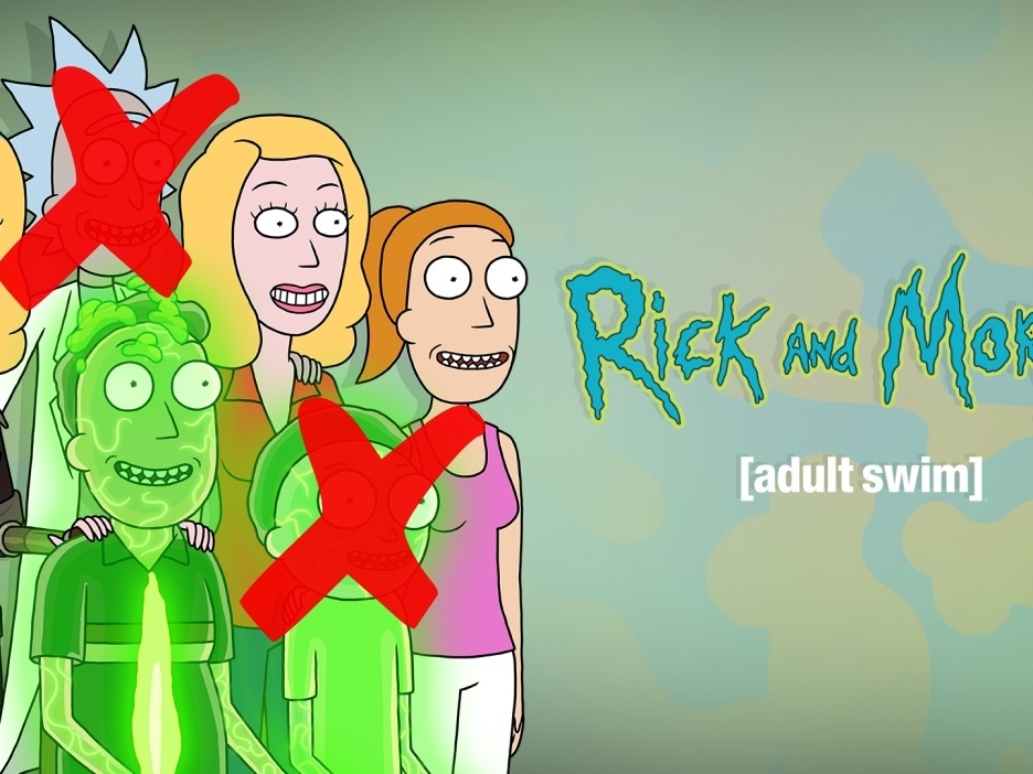 Rick and Morty oled, adult, swim, HD phone wallpaper