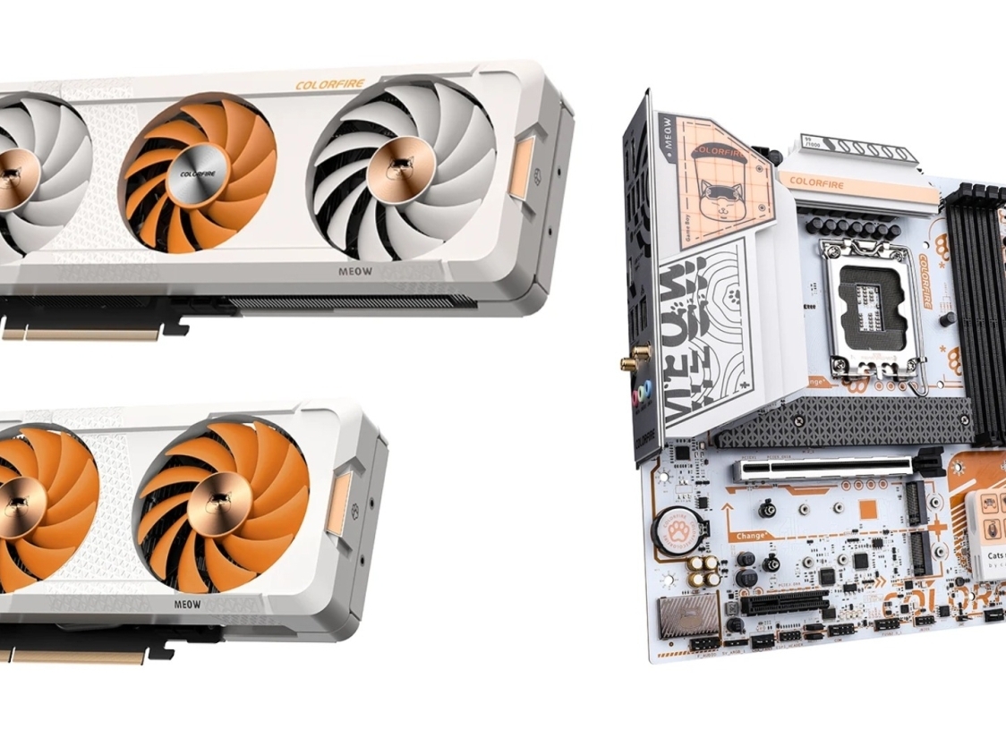 COLORFUL's new MEOW series RTX 4060 Ti, RTX 4060, and