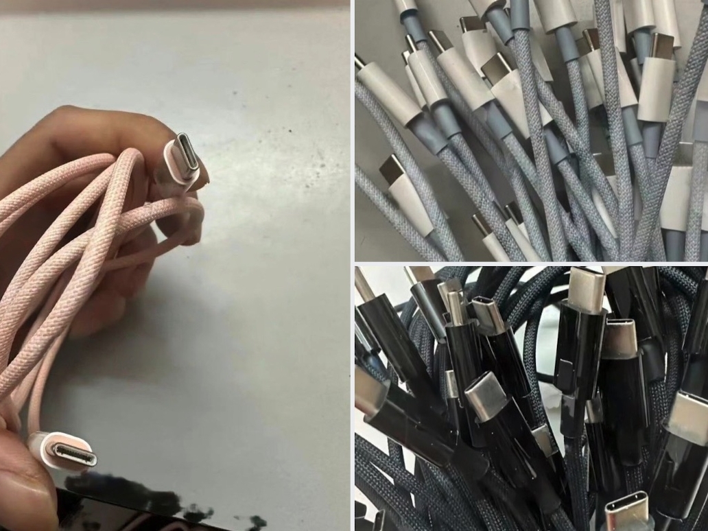 Photos Of Apple's Braided Charging Cable For iPhone 12 Leak