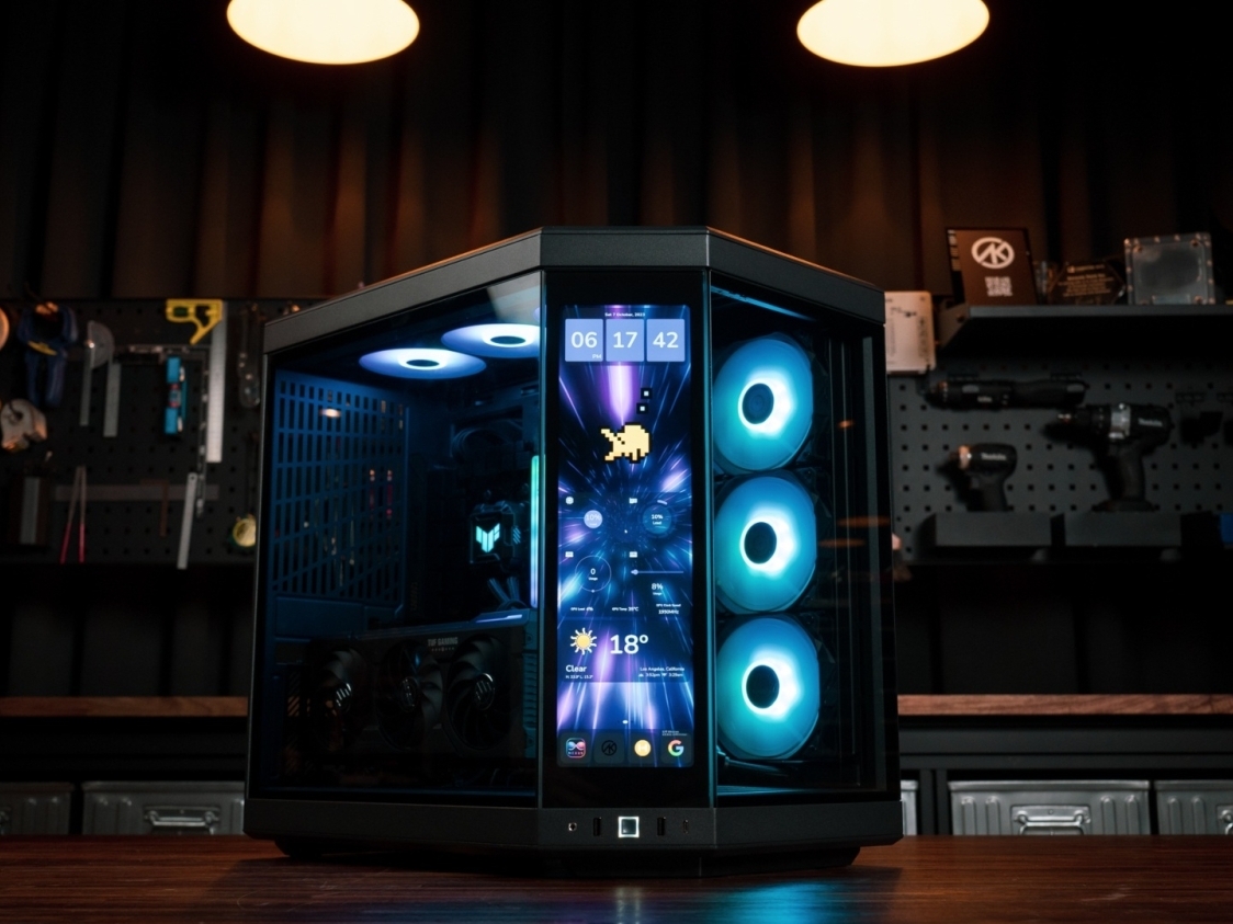 The Hyte Y70Touch could be the coolest PC Case ever made😳 #pcparts #p, Pc Case