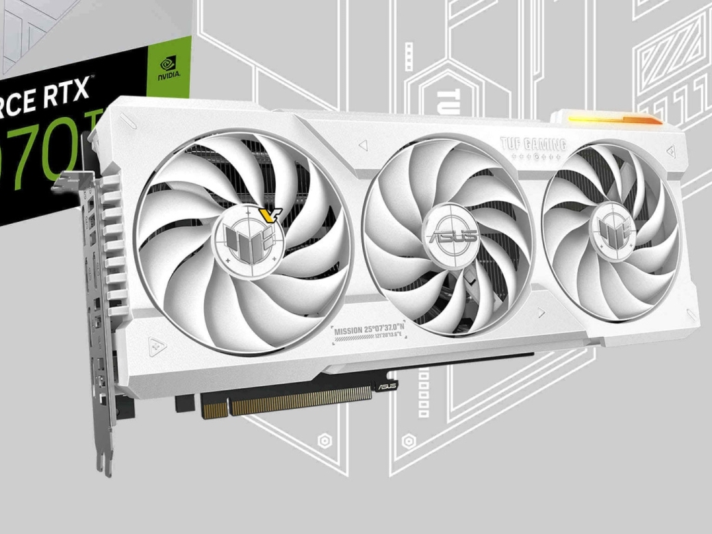 ASUS TUF Gaming GeForce RTX 4070 Ti White OC Edition GPU announced