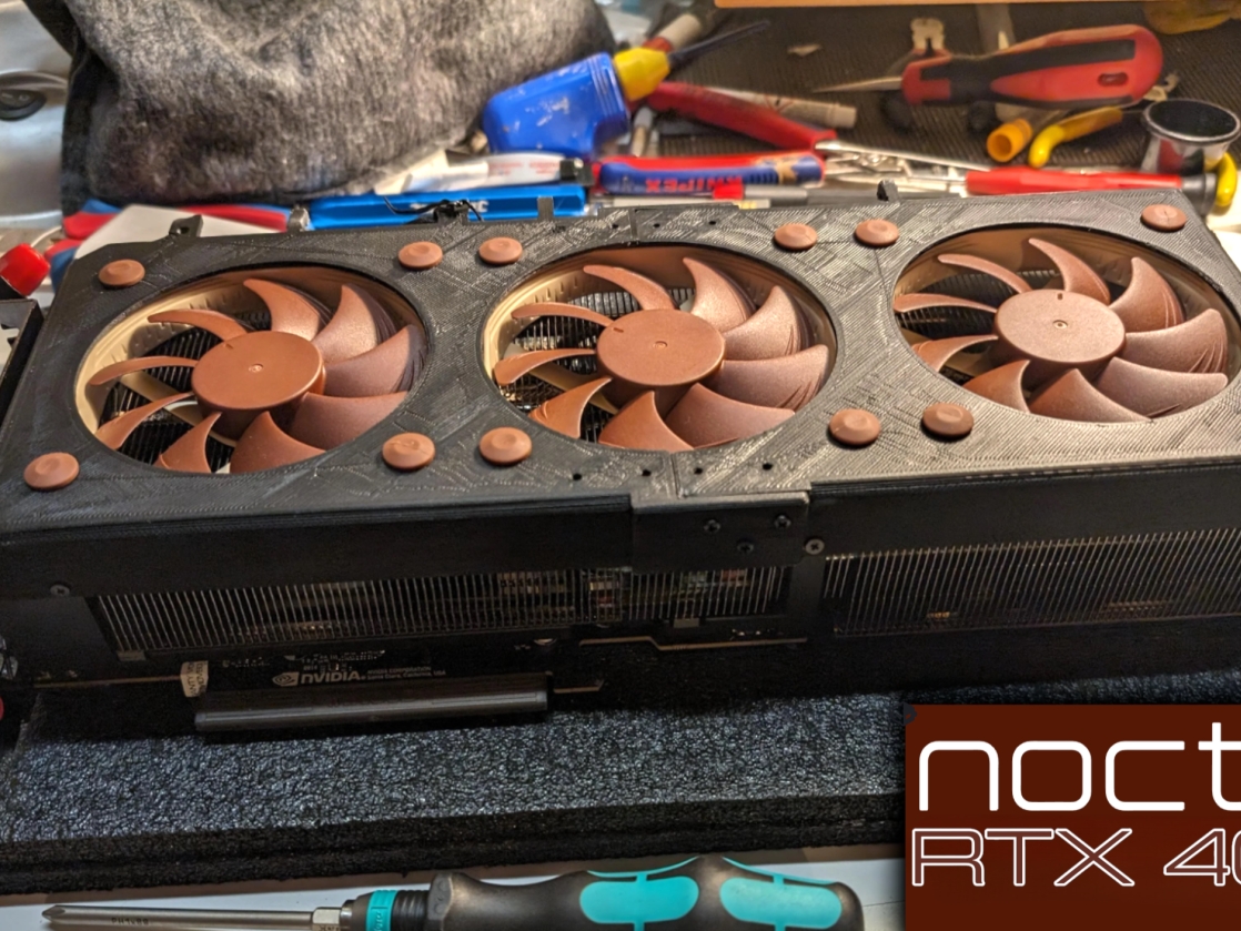 Check out this Redditor and his custom triple-fan Noctua cooler