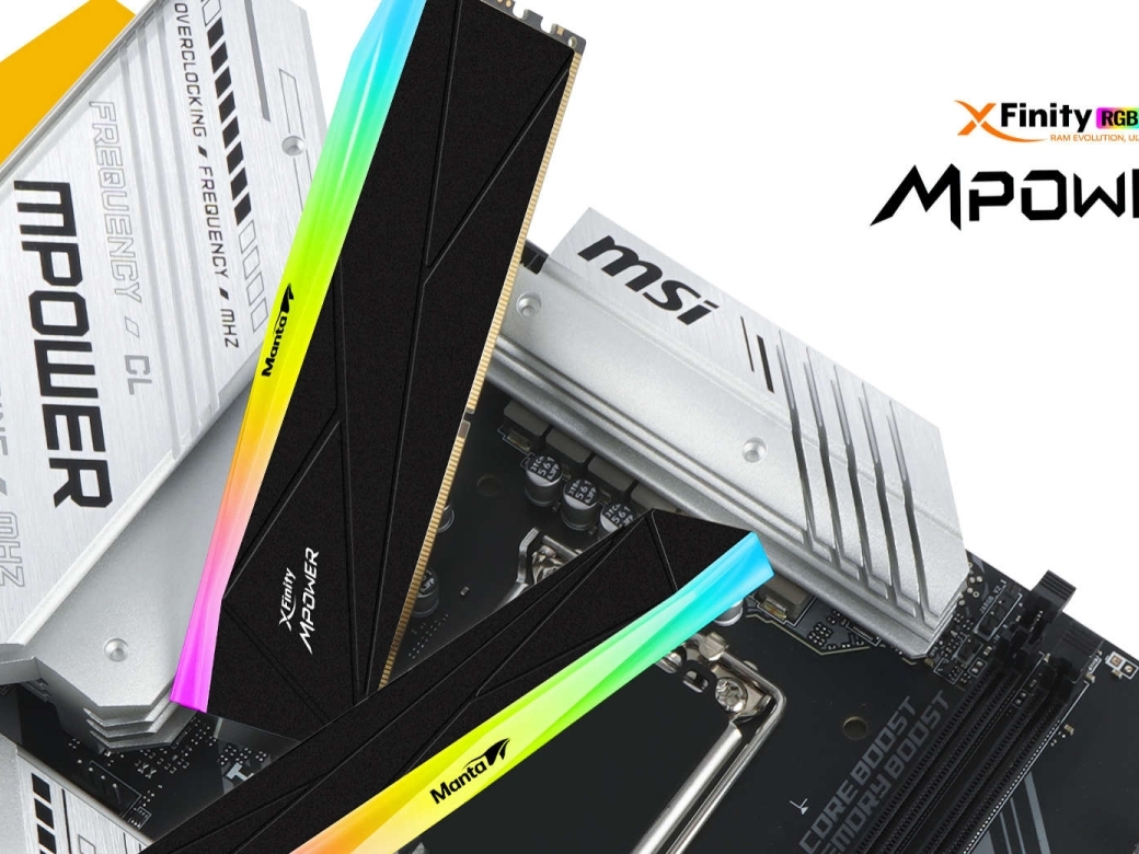 V-Color introduces its new Manta DDR5 Xfinity MPOWER memory