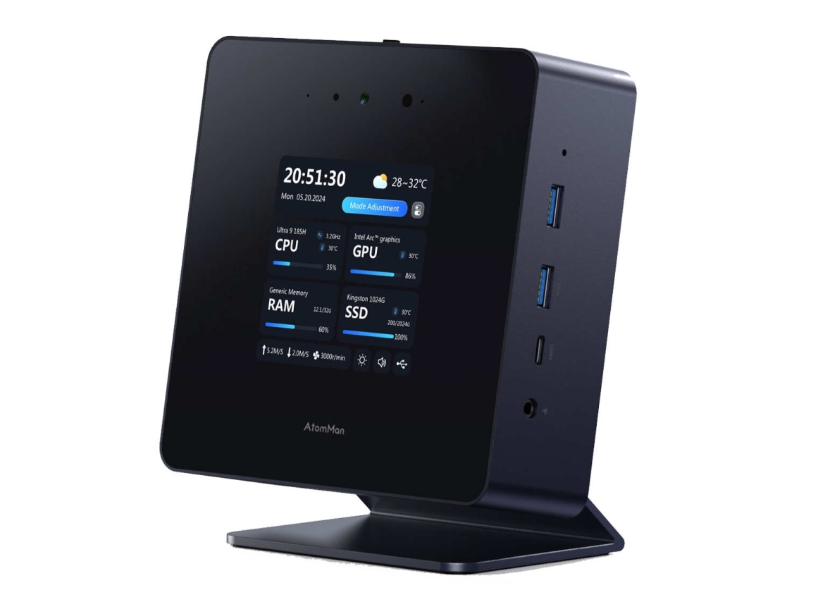 Minisforum AtomMan X7 Ti Mini-PC: Core Ultra 9 185H CPU