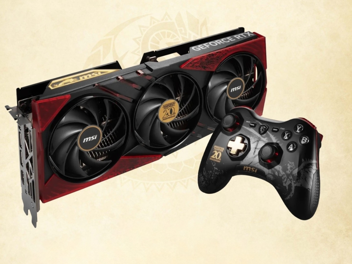 MSI's limited edition GeForce RTX 4060 Ti Monster Hunter Edition