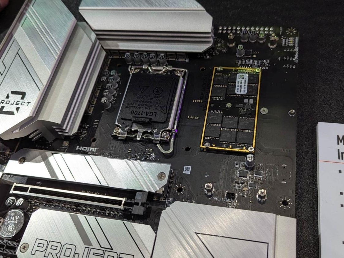 MSI Z790 PROJECT ZERO PLUS motherboard adopts CAMM2 memory for