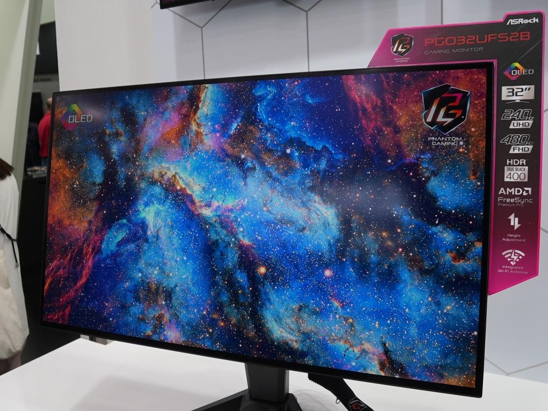ASRock showcases two new impressive OLED gaming monitors at