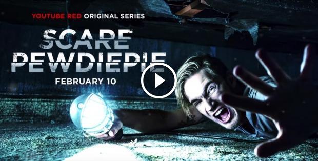 Open enlarged image YouTube Red's first original series 'Scare Pewdiepie' debuts Feb 10
