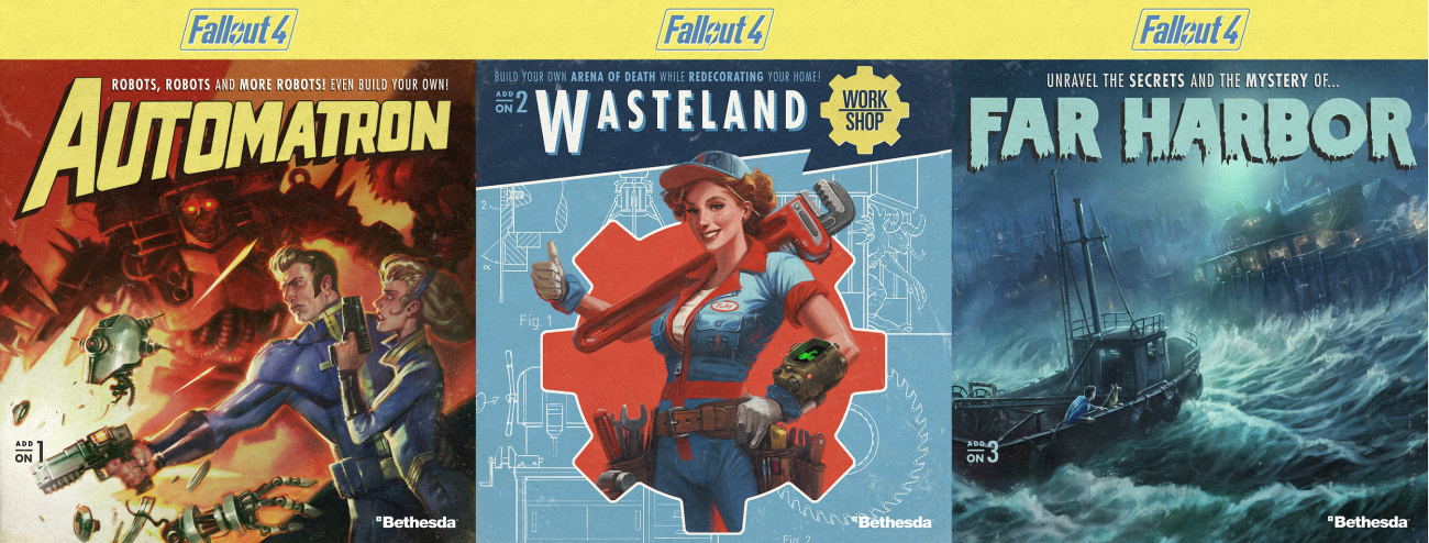 Ugyldigt sandsynligt forkorte Fallout 4 DLC announced, three packs incoming with more on the way