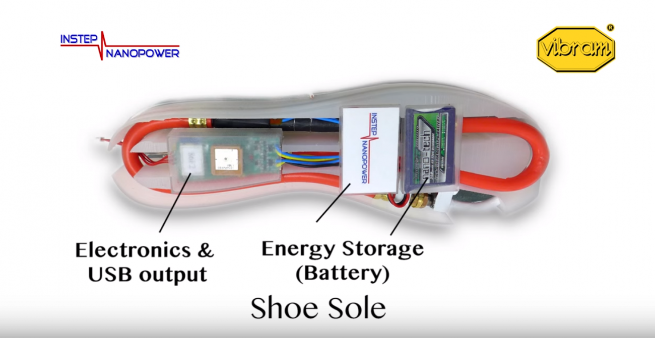 These hightech shoes charge your phone as you walk