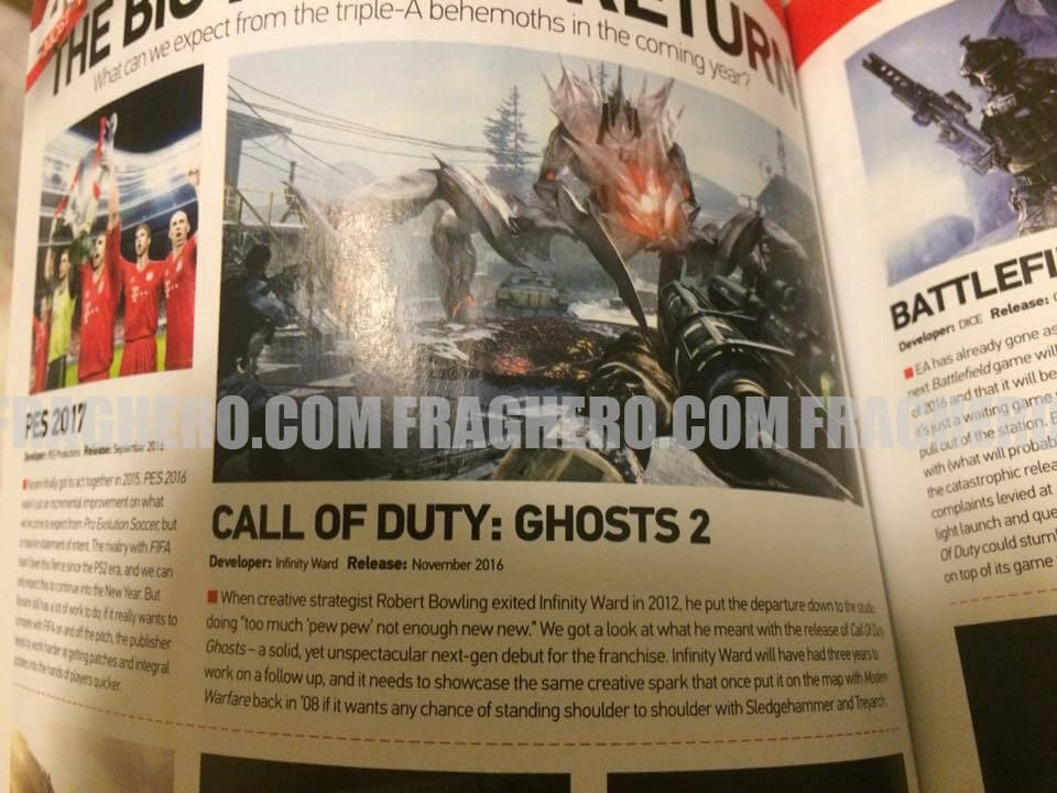 Rumor] Revista britânica revela Call of Duty: Ghosts 2