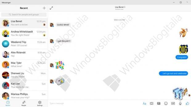 facebook messenger app for windows 10