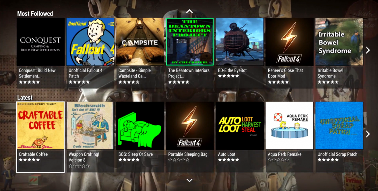 best fallout 4 mods console