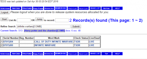 Call of Duty: Infinite Warfare officially trademarked by Activision 1