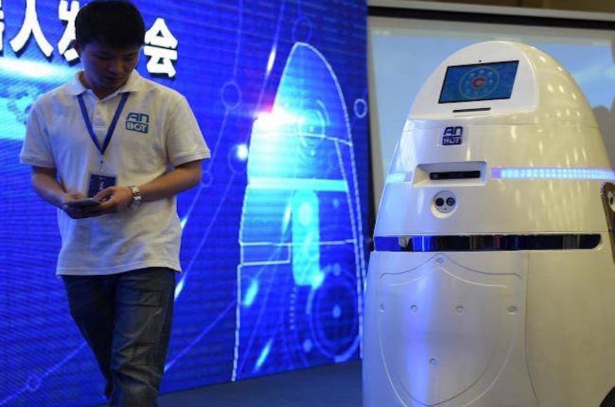 China is the first to have an autonomous police robot, with a taser