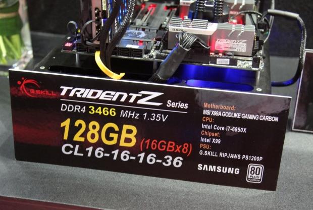 G.SKILL stacks up a monstrous 128GB DDR4-3466 RAM in quad-channel demo | TweakTown.com