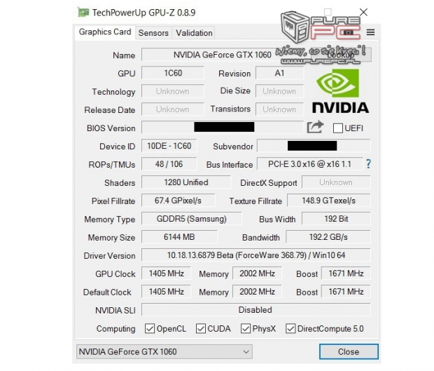 Driver nvidia discount gtx 1060 6gb