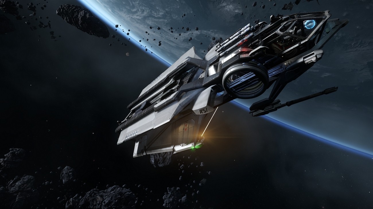 See Star Citizen's current biggest flyable ship in 4K