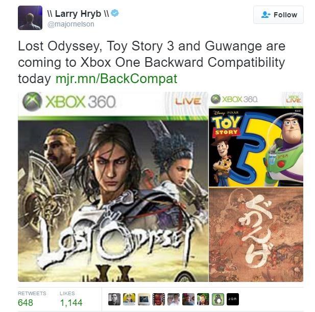 Toy story 3 xbox one backwards on sale compatibility