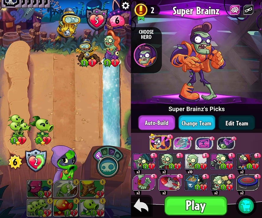 New Plants Vs Zombies: Heroes launches on iOS & Android