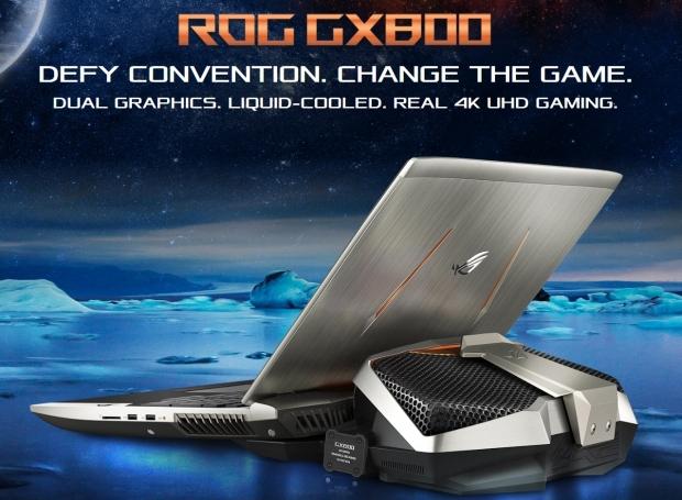 ASUS new gaming laptop rocks liquid cooled GTX 1080 SLI