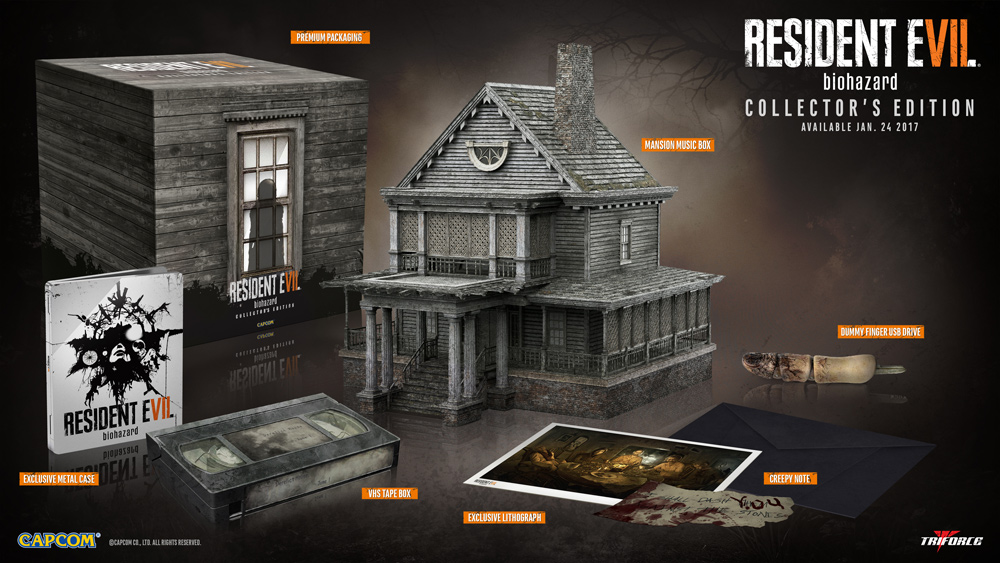 Resident Evil 7 Collector's Edition detailed, costs $179 | TweakTown.com