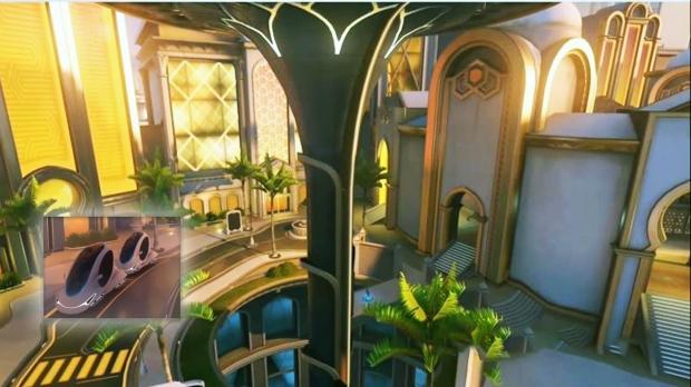 A new map have been added to Overwatch PTR: Oasis 01