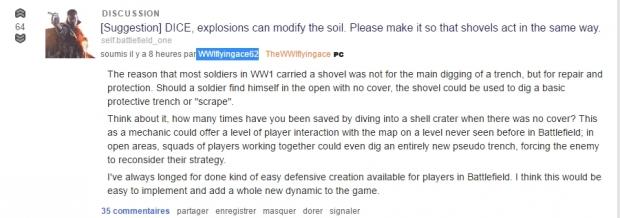 Battlefield 1 dev said shovel digging might come back 02 Battlefield 1 dev said shovel digging might come back 02