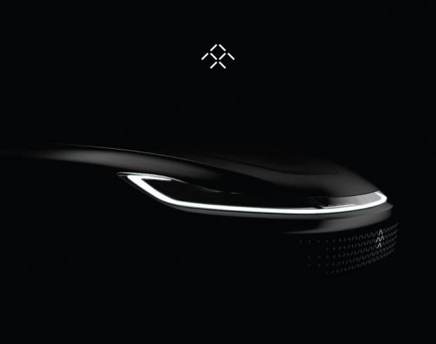 Open enlarged image Faraday Future unveils its first electric car next month | TweakTown.com