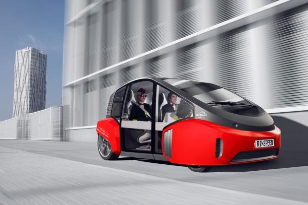 Electric car that has a garden and turns into an office 01 Electric car that has a garden and turns into an office 01