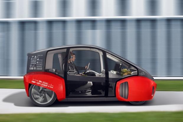 Electric car that has a garden and turns into an office 02 Electric car that has a garden and turns into an office 02